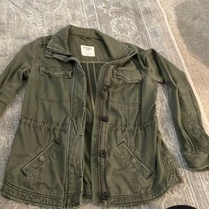 Abercrombie & Fitch Army Green Utility Jacket